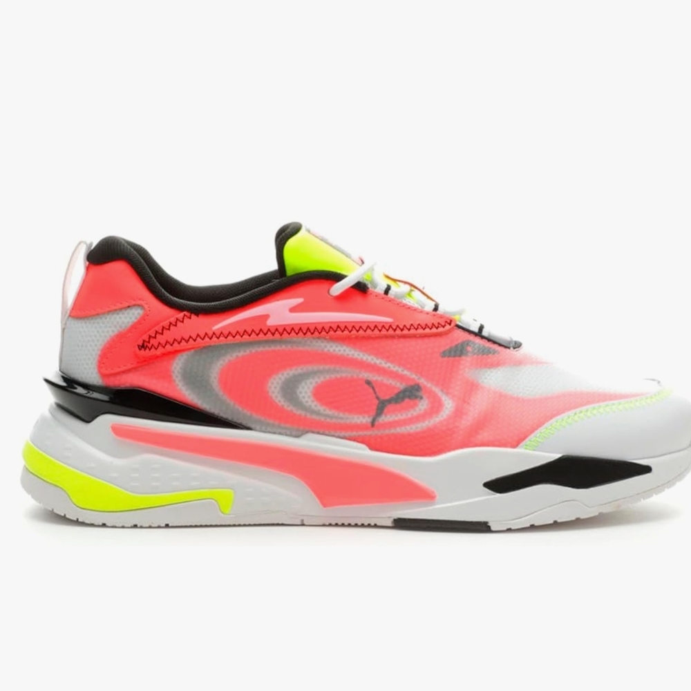 Puma RS-X Neon Coral & Yellow Runner